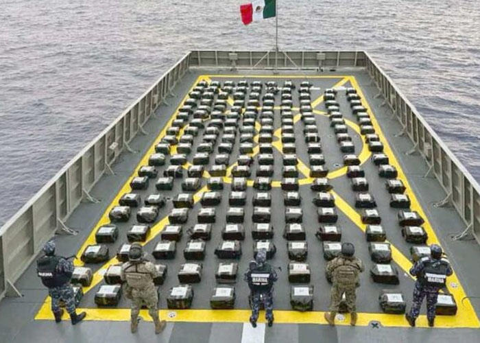 Foto: Armada de México incauta dos toneladas de cocaína/Cortesía