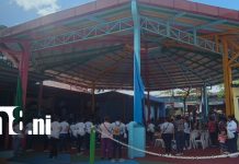 Foto: Inauguran obra de techado en plazoleta del mercado Roger Deshon en San Judas / TN8