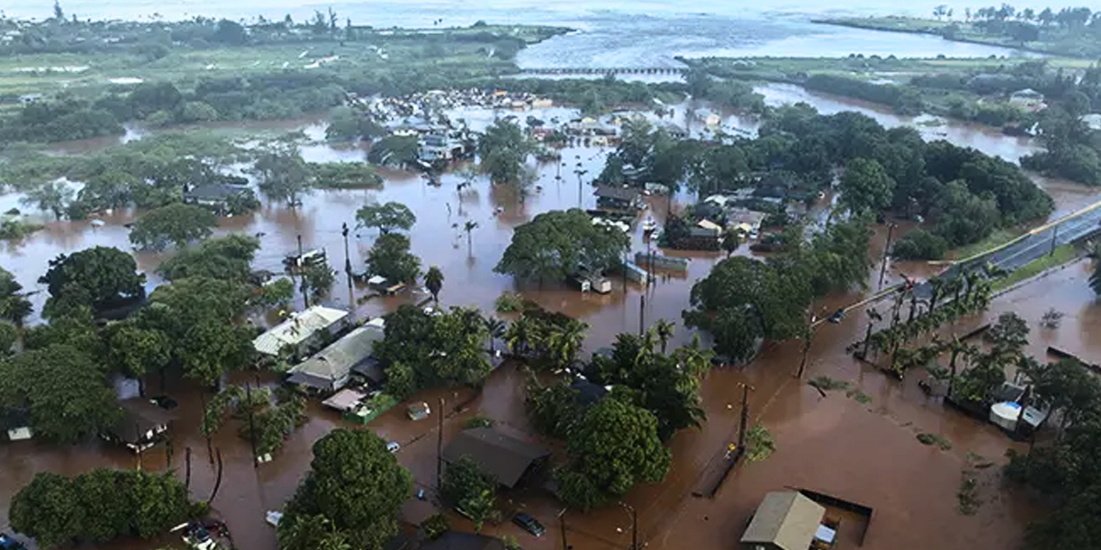 Foto: Hawái bajo el agua: rescatan a cientos tras inundaciones/ Cortesía 