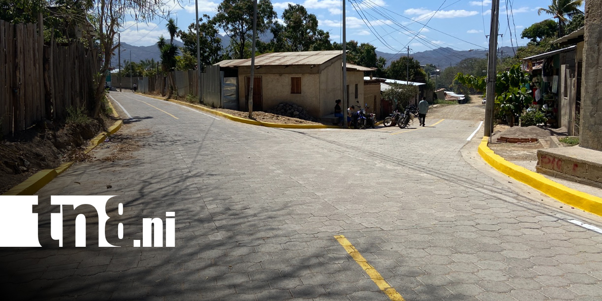 Foto: Nuevas calles para barrios de Ocotal / TN8