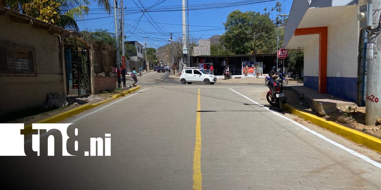 Foto: Nuevas calles para barrios de Ocotal / TN8