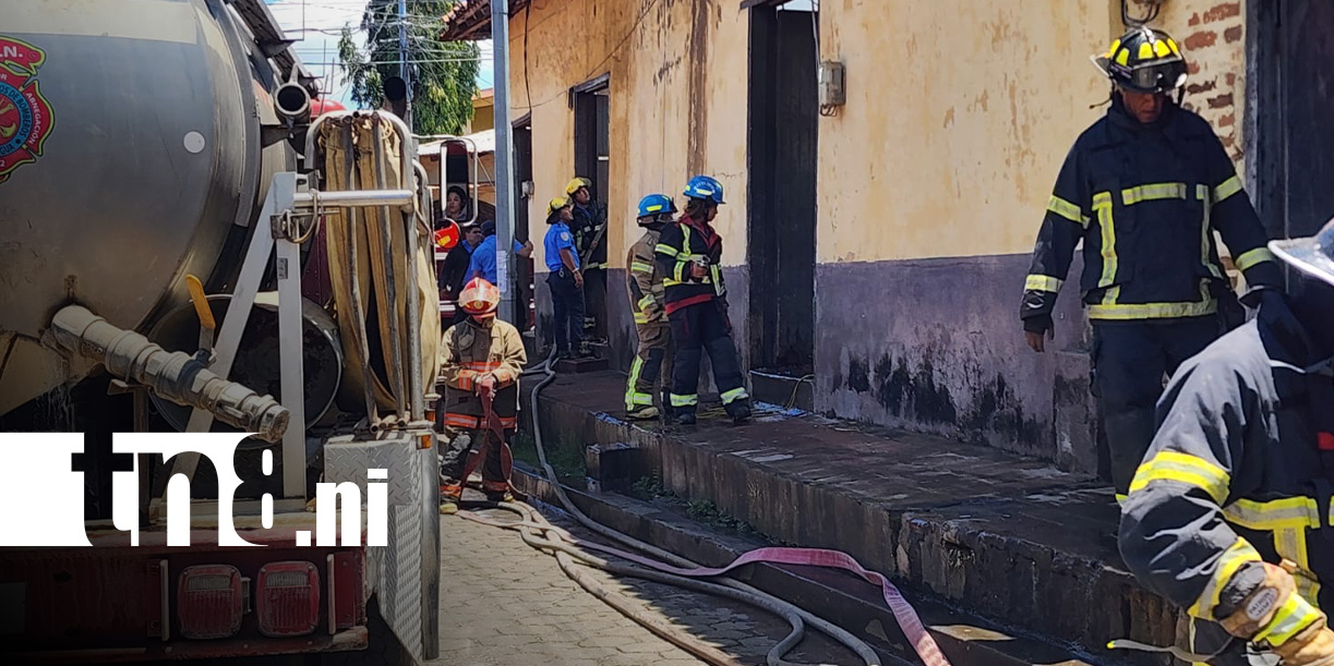 Foto: Incendio en una vivienda de León / TN8