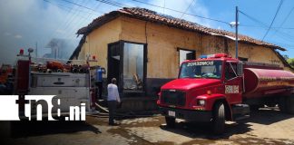 Foto: Incendio en una vivienda de León / TN8