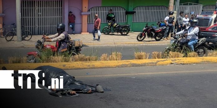 Foto: Mortal accidente de tránsito en Rubenia, Managua / TN8