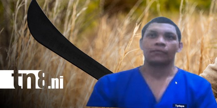 Foto: Acusado por hecho violento con machete en Managua / TN8