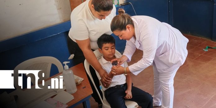 Foto: MINSA impulsa la detección de diabetes desde colegios de Managua / TN8