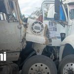 Foto: Fuerte accidente con furgones en Chinandega / TN8