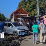 Conductora pierde el control y atropella a vendedora frente a hospital en Managua Foto: Accidente de tránsito en Managua / TN8