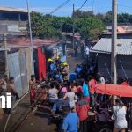 Foto: Incendio en el barrio Santa Ana, Managua / TN8