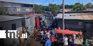 Foto: Incendio en el barrio Santa Ana, Managua / TN8