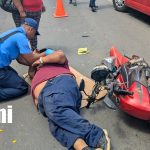 Foto: Accidente frente a Universidad Casimiro Sotelo /TN8
