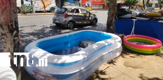 Foto: Calles de Managua se llenan de piscinas y diversión /TN8