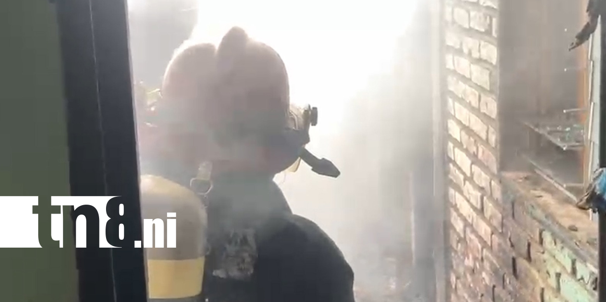 Foto: Dos personas resultan con quemaduras tras incendio en Matagalpa /TN8