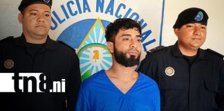 Foto: Captura de sujeto con tacos de marihuana en Rivas / TN8