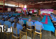 Foto: Festejo para mujeres de las instituciones de seguridad en Nicaragua / TN8