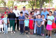 Nandaime inaugura nuevas obras deportivas en la comunidad Los Girones Foto: Nandaime apuesta por la recreación y el deporte /TN8