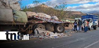 Foto: Brutal accidente en la carretera entre Sébaco y Matagalpa / TN8