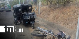 Foto: Accidente de tránsito en Ticuantepe / TN8