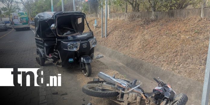Foto: Accidente de tránsito en Ticuantepe / TN8 Foto: Accidente de tránsito en Ticuantepe / TN8