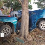 Foto: Mortal accidente de tránsito en Peñas Blancas, Rivas / TN8