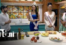 Foto: Reina Verano 2026, Eskarleth Jarquín, en Nuestra Cocina TN8