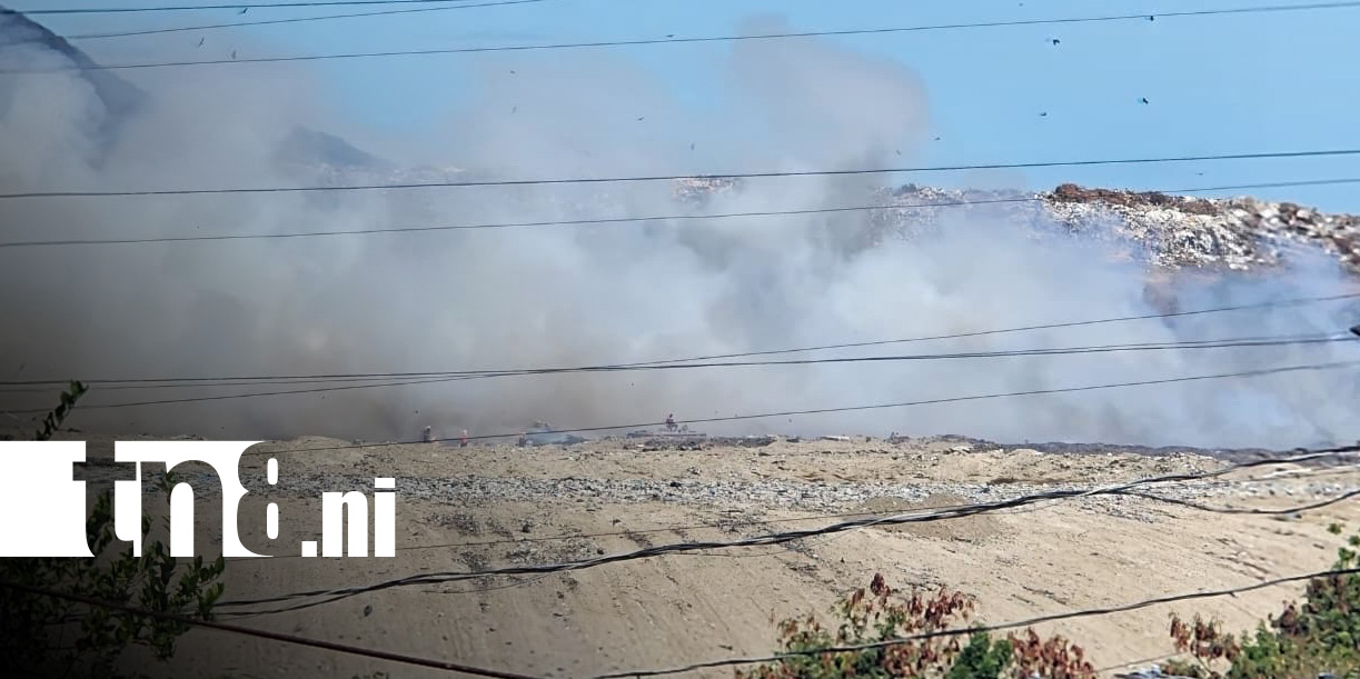 Foto: Incendio en La Chureca, nuevamente / TN8