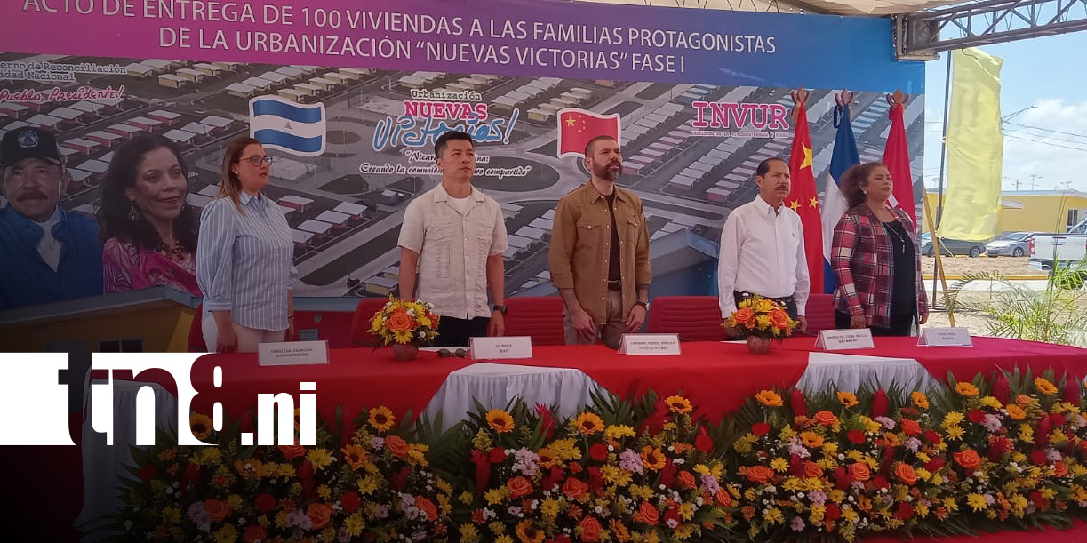 Foto: 100 familias reciben nuevas viviendas en el Proyecto Nuevas Victorias / TN8