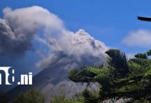 Volcán Concepción registra explosiones y emite cenizas en Ometepe sin causar alarma Foto: Volcán Concepción, Isla de Ometepe / TN8