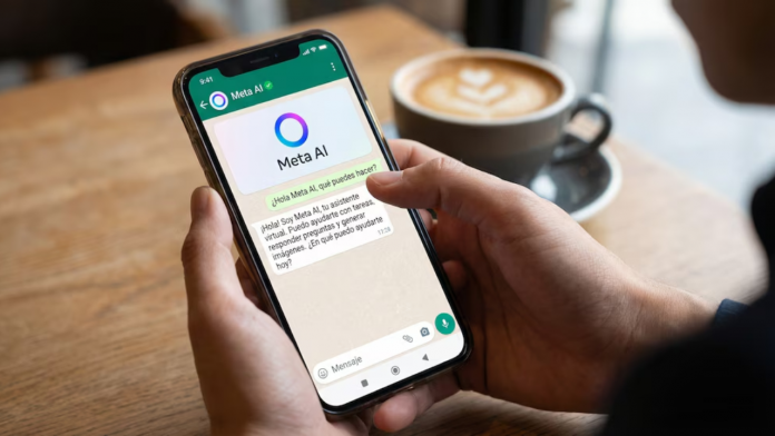 Foto: Meta AI genera debate entre usuarios de WhatsApp/Cortesía