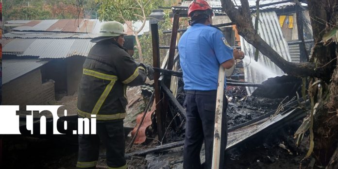 Foto: Incendio afecta a familia en San Lucas, Madriz/TN8 Foto: Incendio afecta a familia en San Lucas, Madriz/TN8