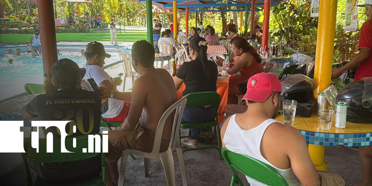 Foto: Semana Santa cierra con gran asistencia familiar en Las Peñitas, Juigalpa, Chontales/TN8