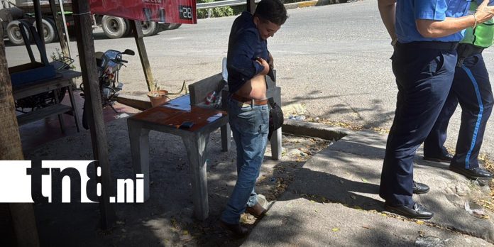 Foto: Motociclista resulta lesionado tras accidente en la carretera Juigalpa – Managua/TN8