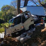 Dos heridos y cuantiosas pérdidas materiales en accidente de tránsito en Rivas Foto: Accidente en Rivas deja dos heridos y pérdidas/TN8