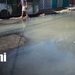Foto: Aguas residuales inundan calles de Acahualinca/TN8