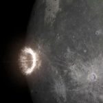 Foto: Destellos de meteoritos sorprenden en la Luna/ Cortesía