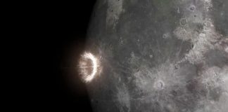 Foto: Destellos de meteoritos sorprenden en la Luna/ Cortesía