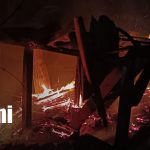 Foto: Incendio arrasa vivienda en Barrio San Pedro/TN8