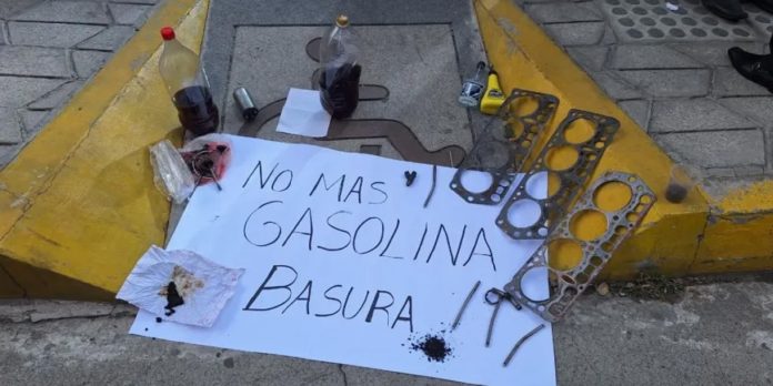 Foto: Crisis de gasolina en Bolivia /cortesía