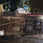 Foto: Accidente en Matagalpa deja dos lesionados tras vuelco/TN8