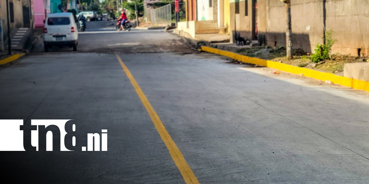 Foto: Inauguran 150 metros de calle de concreto hidráulico en Nandaime/TN8
