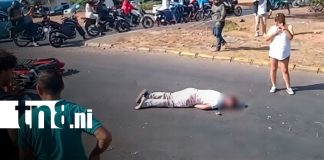 Foto: Fuerte colisión en Managua /TN8