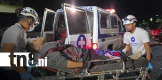Foto: Menor al volante provoca choque y deja lesionado a un motociclista en Managua/TN8