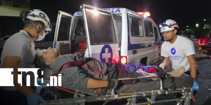 Foto: Menor al volante provoca choque y deja lesionado a un motociclista en Managua/TN8