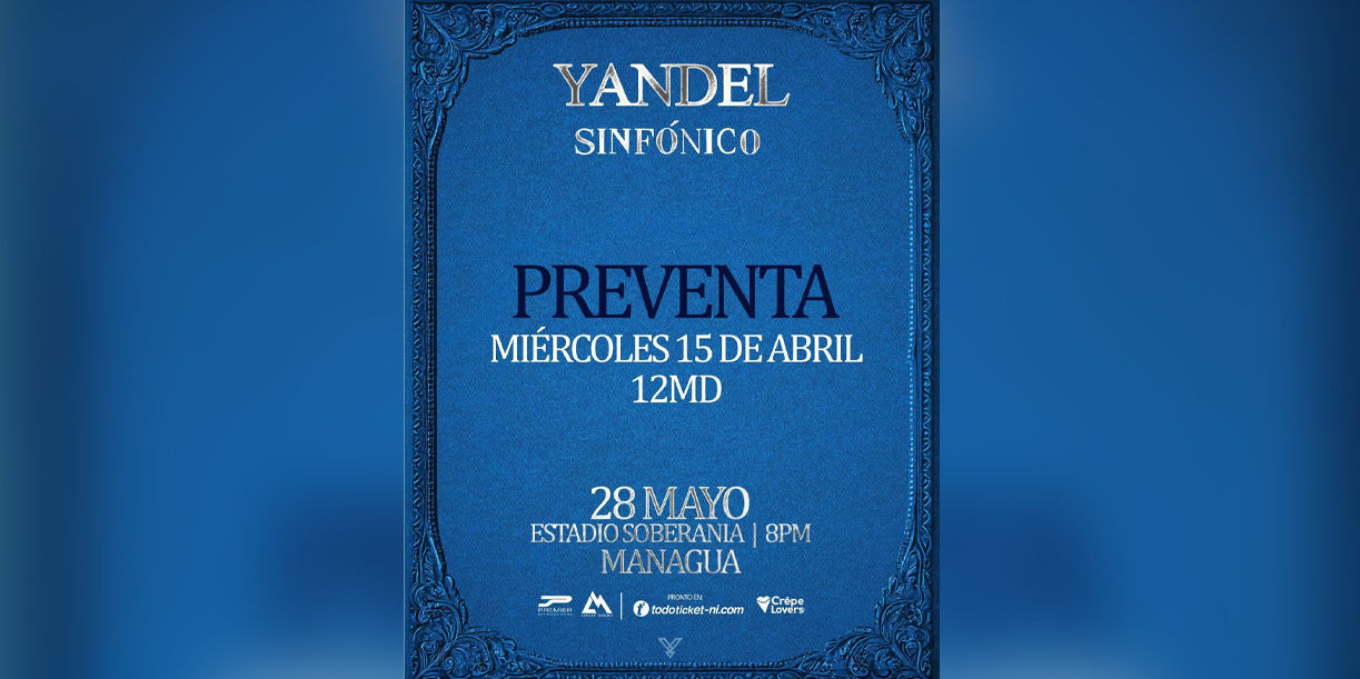 Foto: ¡Managua se paraliza! Yandel Sinfónico aterriza con un show/Cortesía
