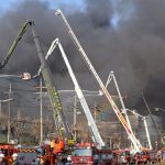Foto: Incendio en una fábrica de coches eléctricos en China /Cortesía