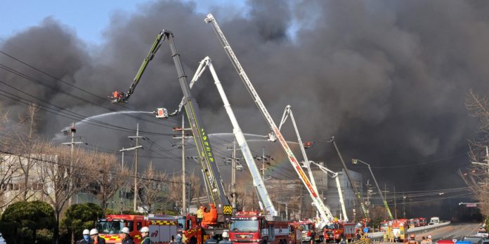 Foto: Incendio en una fábrica de coches eléctricos en China /Cortesía