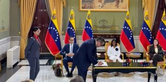 Foto: Venezuela y Chevron firman acuerdo energético/Cortesía
