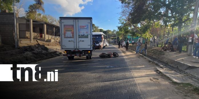 Foto: Accidente en San Fernando deja un lesionado en Nueva Segovia/TN8