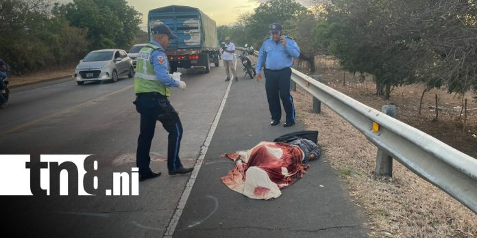 Foto: Accidente deja ciclista fallecido en Granada– Masaya/TN8