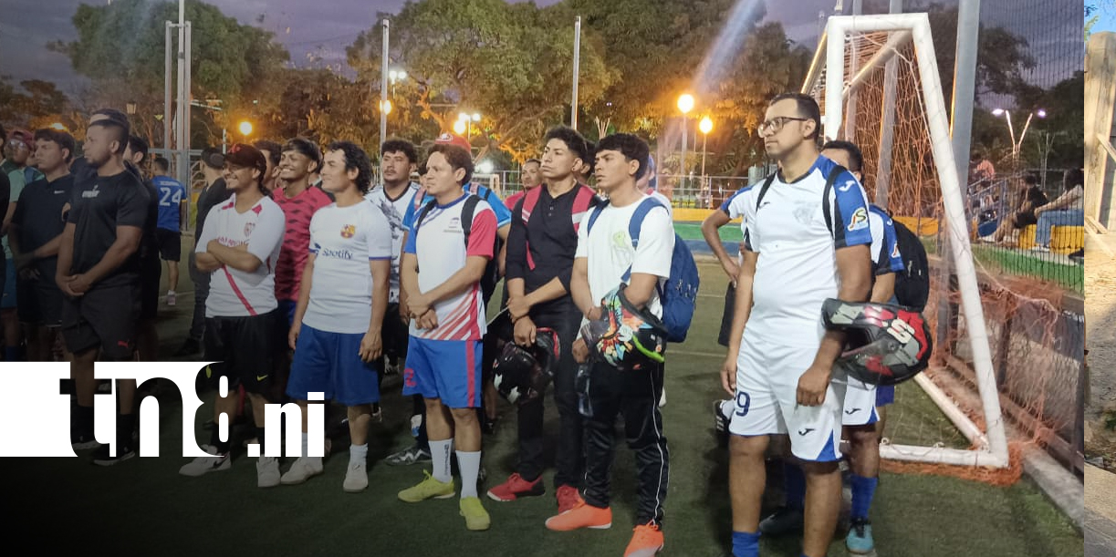 Foto: Fútbol: inauguran Liga Institucional en Managua/TN8
